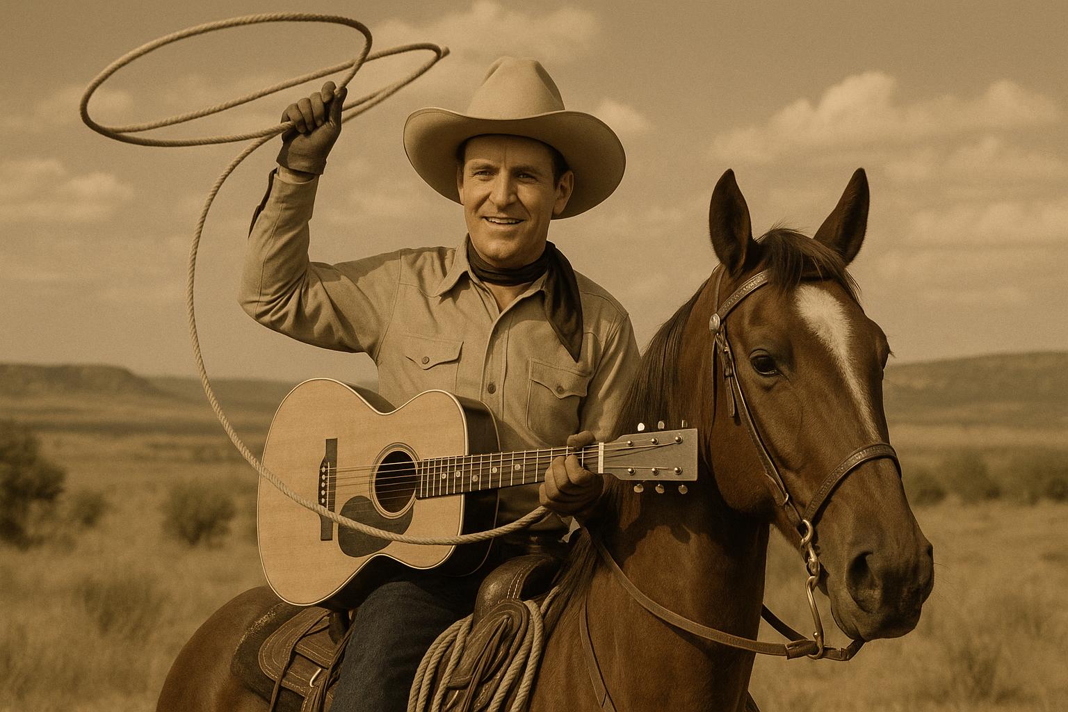 Round-Up Time in Texas – Sång, äventyr och heder i klassisk westernstil
